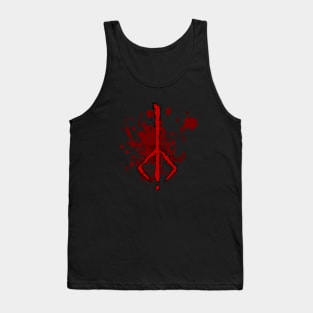 Bloodborne - Hunter Rune (with background) Tank Top